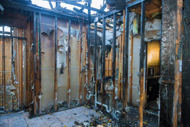 Professional Fire Damage Removal technician working in Northfield, MN